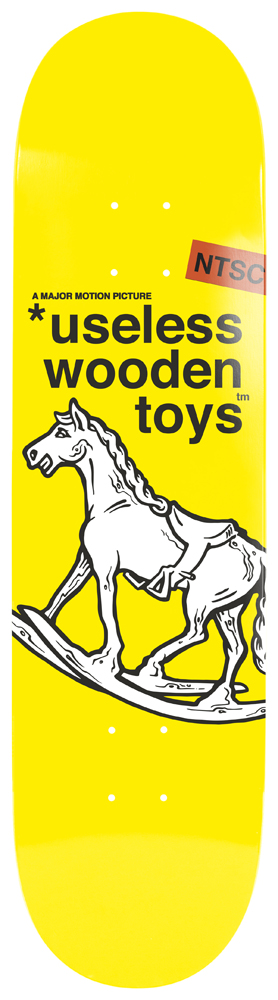 Heritage Skateboard Deck New Deal Useless Wooden Toy 8,50