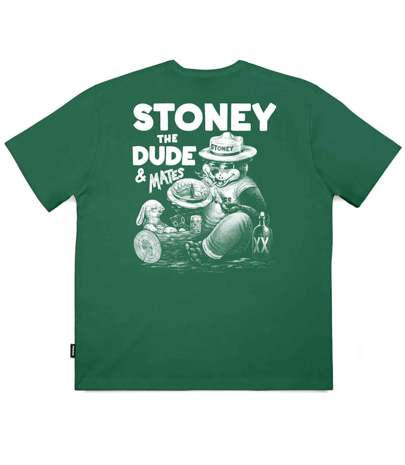 The Dudes Mates T-Shirt - bottle green XXXL