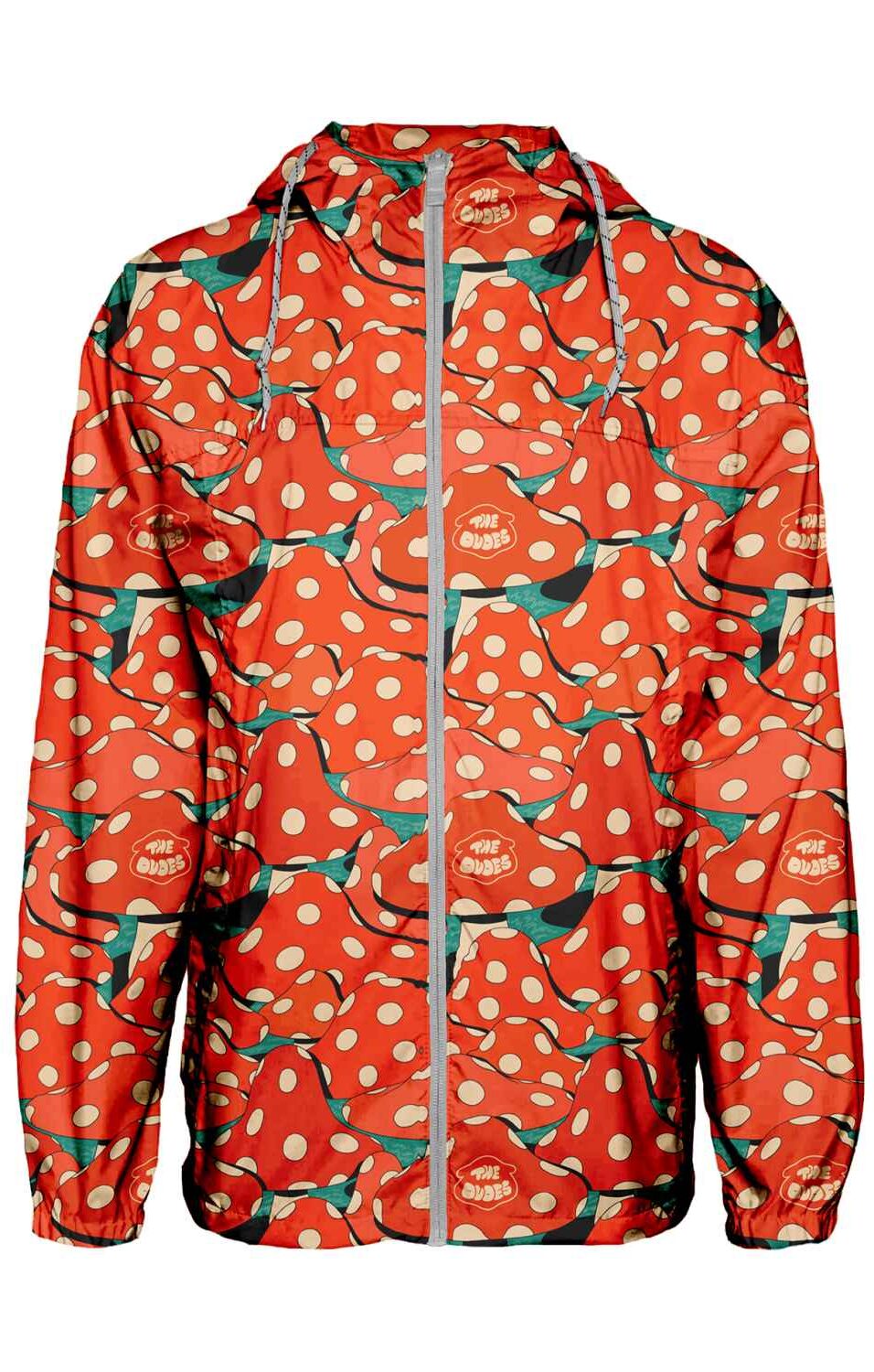The Dudes Mushrooms Windbreaker - Multicolor The Dudes Mushrooms Windbreaker - Multicolor XXXL