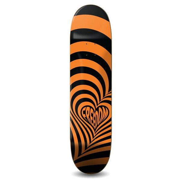 Freedom Hypnolove Halloween Orange Skateboard Deck