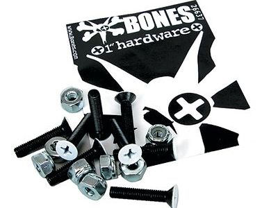 Bones hardware 1" cross