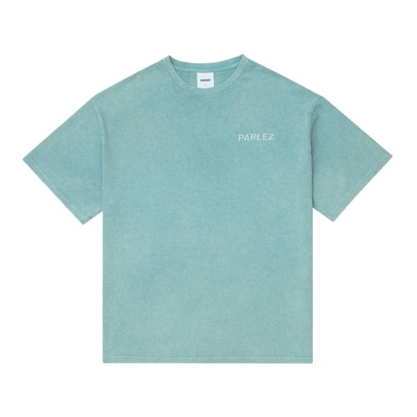 Parlez Hull Pigment T-Shirt - aqua washed