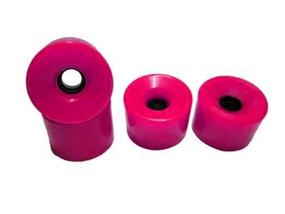 Blank Longboard Wheels Pink 76mm/82a