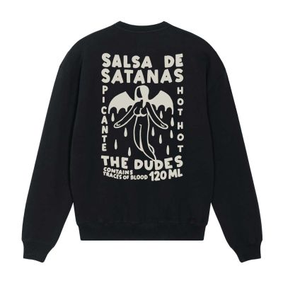 The Dudes Salsa De Satanas Classic Pullover - black