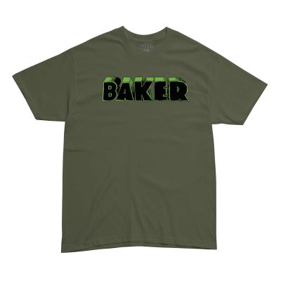 BAKER T-Shirt BOLD military green