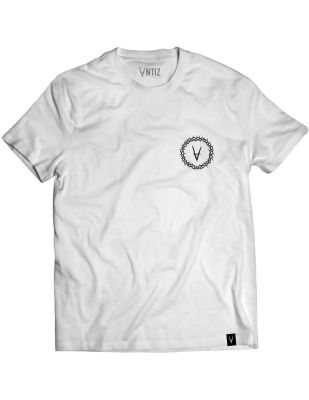 Antiz T-shirt THORN – White