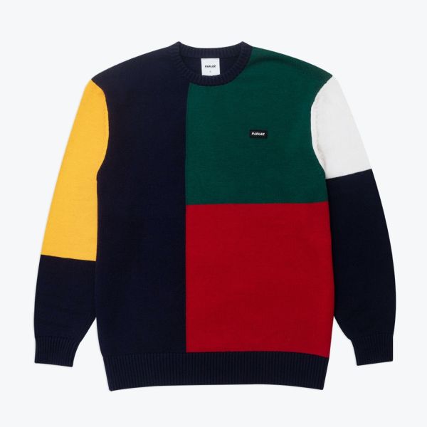 Parlez Block Knit Sweatshirt - multi