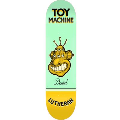 Toy Machine Pen N Ink Lutheran Skateboard Deck 7.75