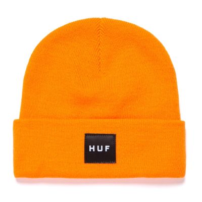 HUF Essentials Box Logo Beanie orange