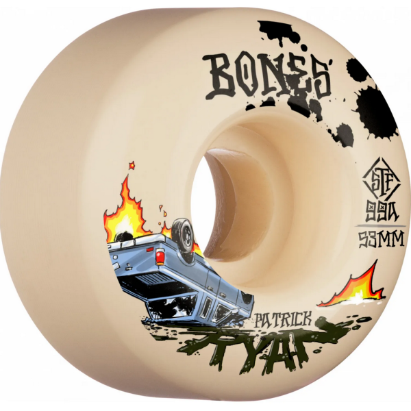 Bones Wheels Skateboard Rollen STF Ryan Crash & Burn 99A V4 53mm