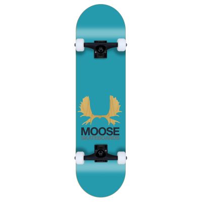 Moose komplett Skateboard Antlers blue
