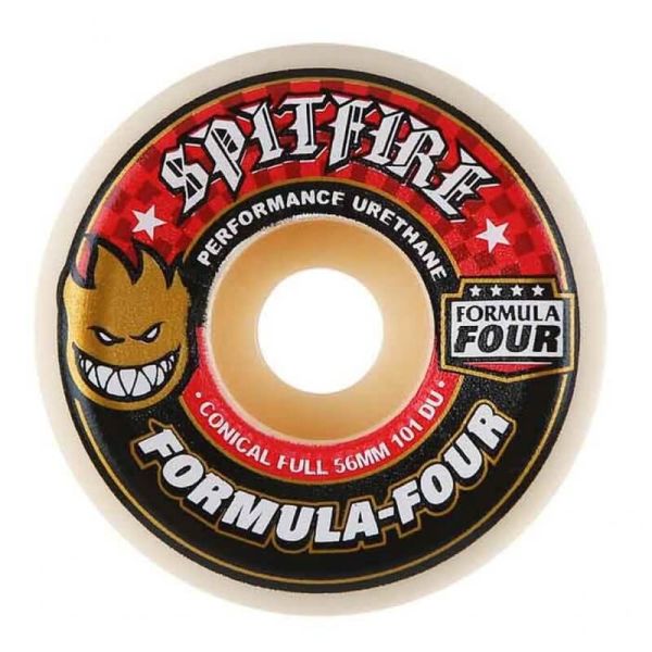Spitfire Skateboard Wheels F4 Conical Full 101A 56mm