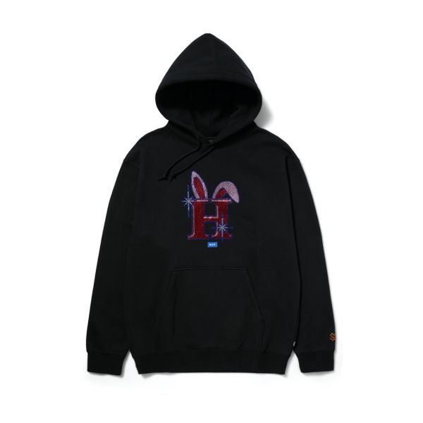 HUF Iced Out PO Hoodie - black