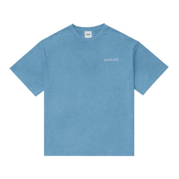 Parlez Hull Pigment T-Shirt - sky blue washed