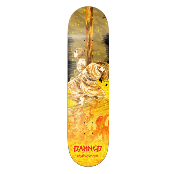 Damned Burn the Priest Skateboard Deck