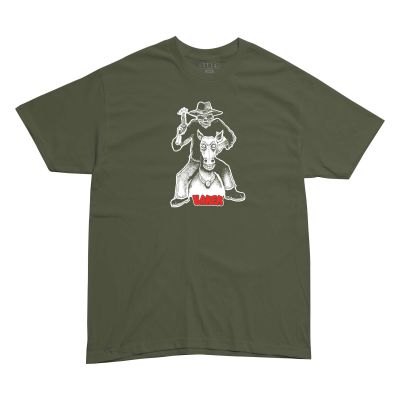 BAKER T-Shirt BIG IRON military green