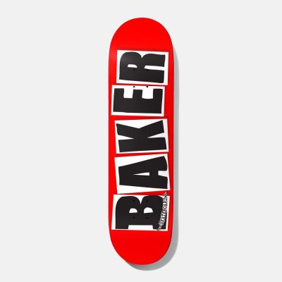 BAKER Deck BRAND LOGO BLACK red/black 8.475