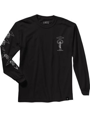 Antiz T-shirt Manches Longues AD MORTEM – Double Sided – Black