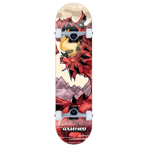 Damned Komplett Skateboard DS Draco Terram