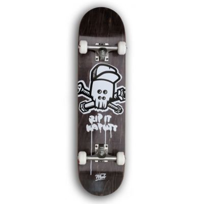 MOB Skateboards Komplettboard Skull black - 7.75