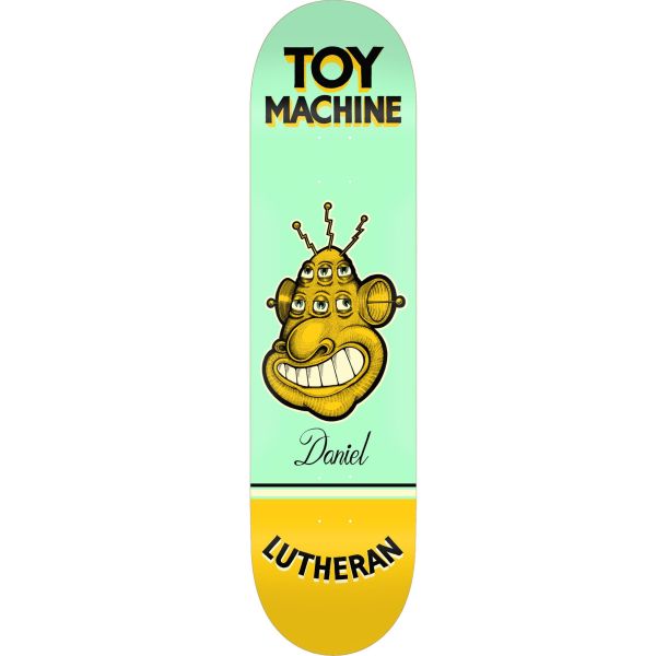 Toy Machine Pen N Ink Lutheran Skateboard Deck 7.75