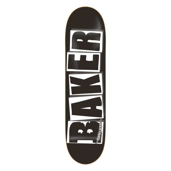 BAKER Deck BRAND LOGO BLK/WHT 8.125, black/white 8.1