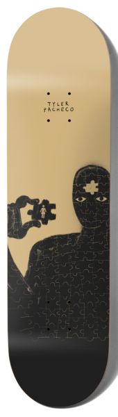 Girl Skateboard Deck Pacheco Puzzled One Off 8,50