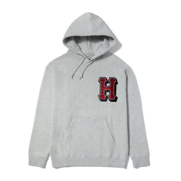 HUF Thicc H Hoodie - heather grey