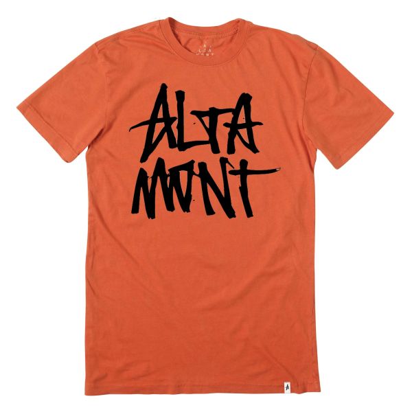 ALTAMONT T-Shirt STACKED orange