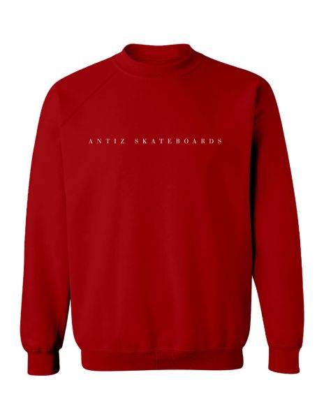 Antiz Sweatshirt Crew Neck TITLE – Red