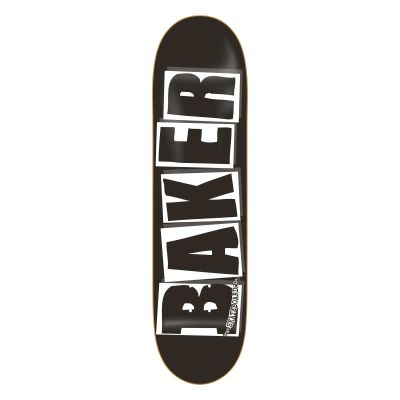 BAKER Deck BRAND LOGO BLK/WHT 8.125