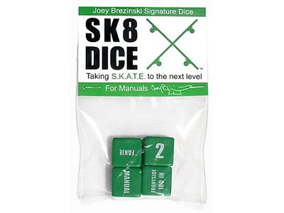 Sk8Dice Manuals Skate Dice Würfelspiel