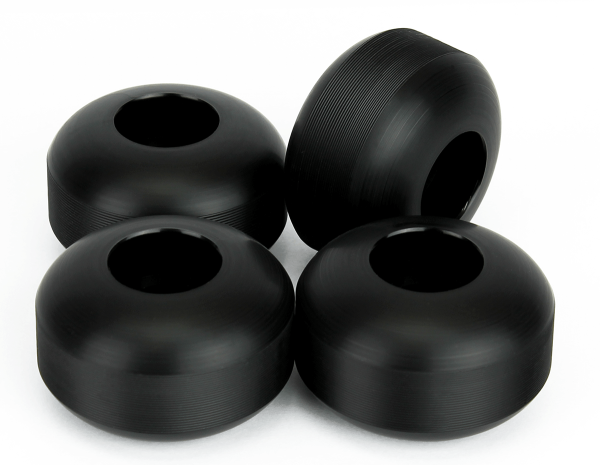 Blank skateboard wheels black 99A