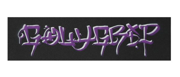 Goly Skateboard Griptape OG Purple White 9"