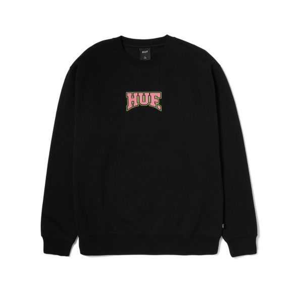 HUF Home Team Pullover - black
