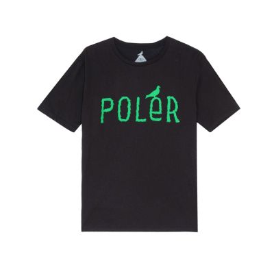 Poler Furry Pigeon T-Shirt - black
