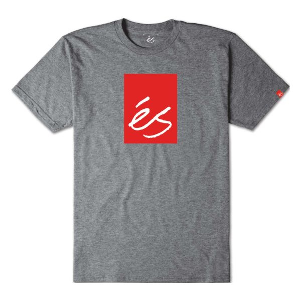 eS SKB T-Shirt MAIN BLOCK 2 (large light) gray/heather