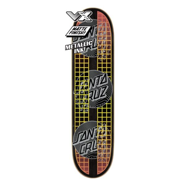 Santa Cruz Transcend Dots VX Skateboard Deck 7.75