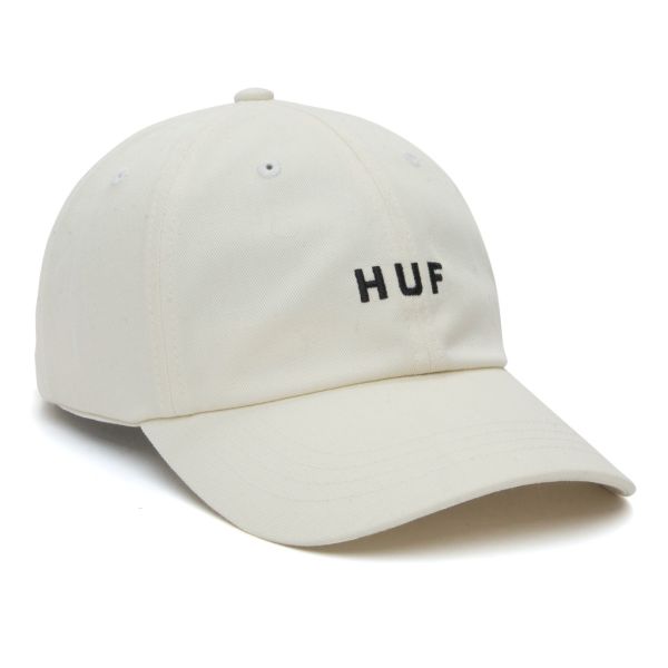 HUF Essentials OG Logo CV 6 Panel - off white