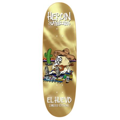 HEROIN Deck EL HUEVO gold 9.4