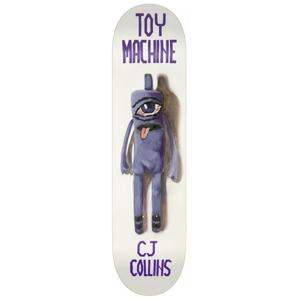 Toy Machine CJ Collins Doll Skateboard Deck 7.75
