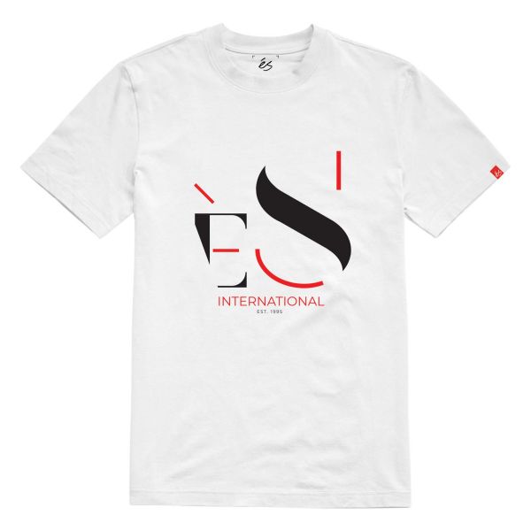 eS SKB T-Shirt CUTOUT white