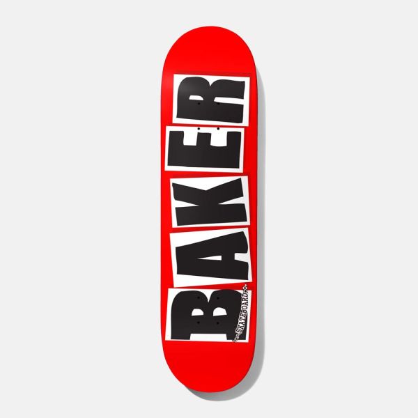 BAKER Deck BRAND LOGO BLACK red/black 8.387