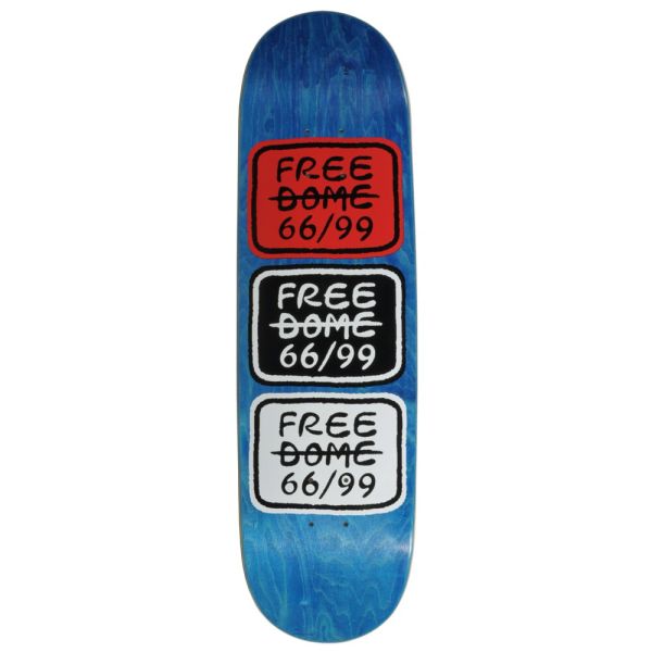 Free Dome Stacked Logo Skateboard Deck 8.0