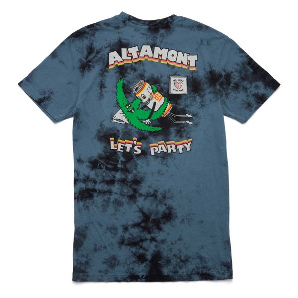 ALTAMONT T-Shirt LETS PARTY ash
