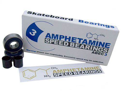Amphetamine Bearings Skateboard Ball Bearings ABEC 3