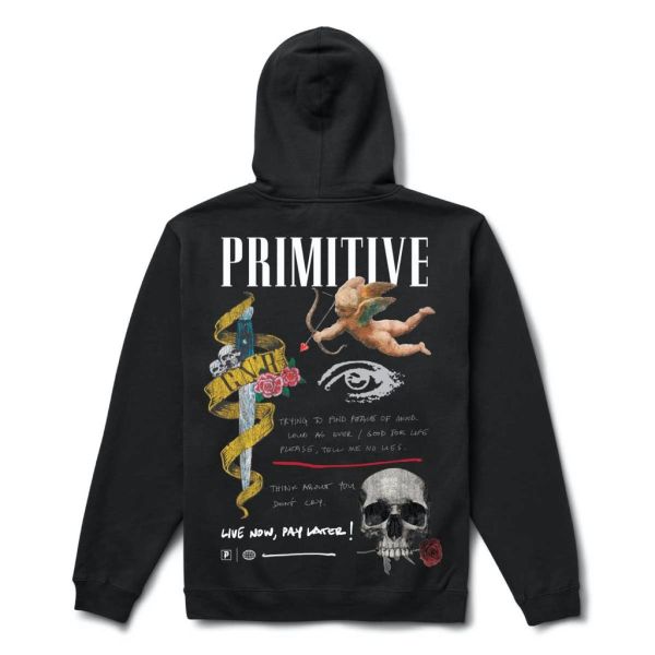 Primitive Dont Cry Hoodie - black