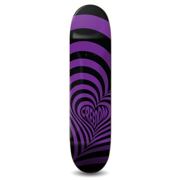 Freedom Hypnolove Halloween Purple Skateboard Deck