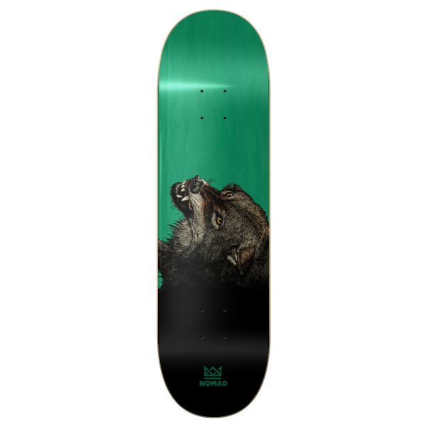 Nomad Wolf Forest Green Deck - 8.5