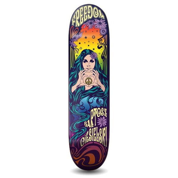 Freedom Ciesielski Love & Peace Skateboard Deck